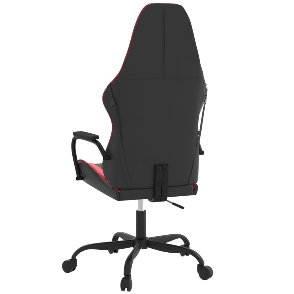 Gaming chair, black and red, eco-leather