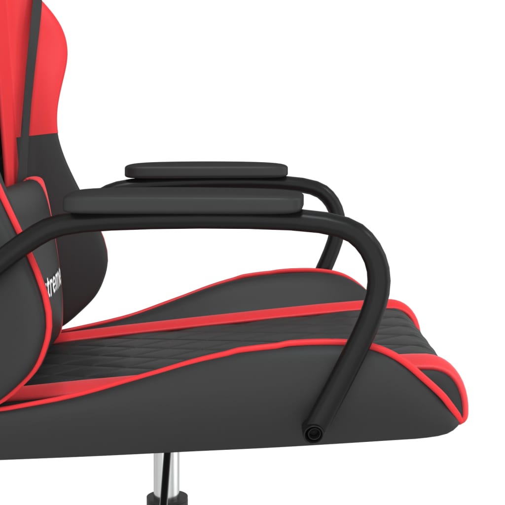 Gaming chair, black and red, eco-leather