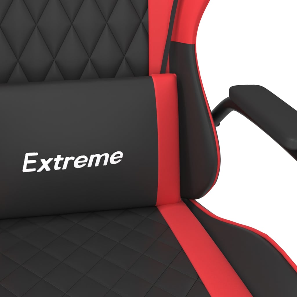 Gaming chair, black and red, eco-leather