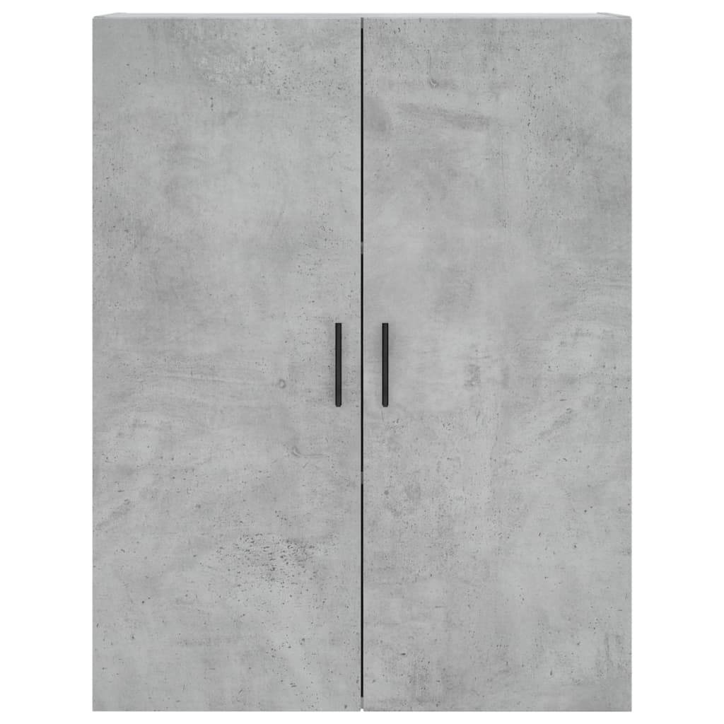 Wall-mounted cabinet, 2 pcs, concrete grey, 69.5x34x90 cm