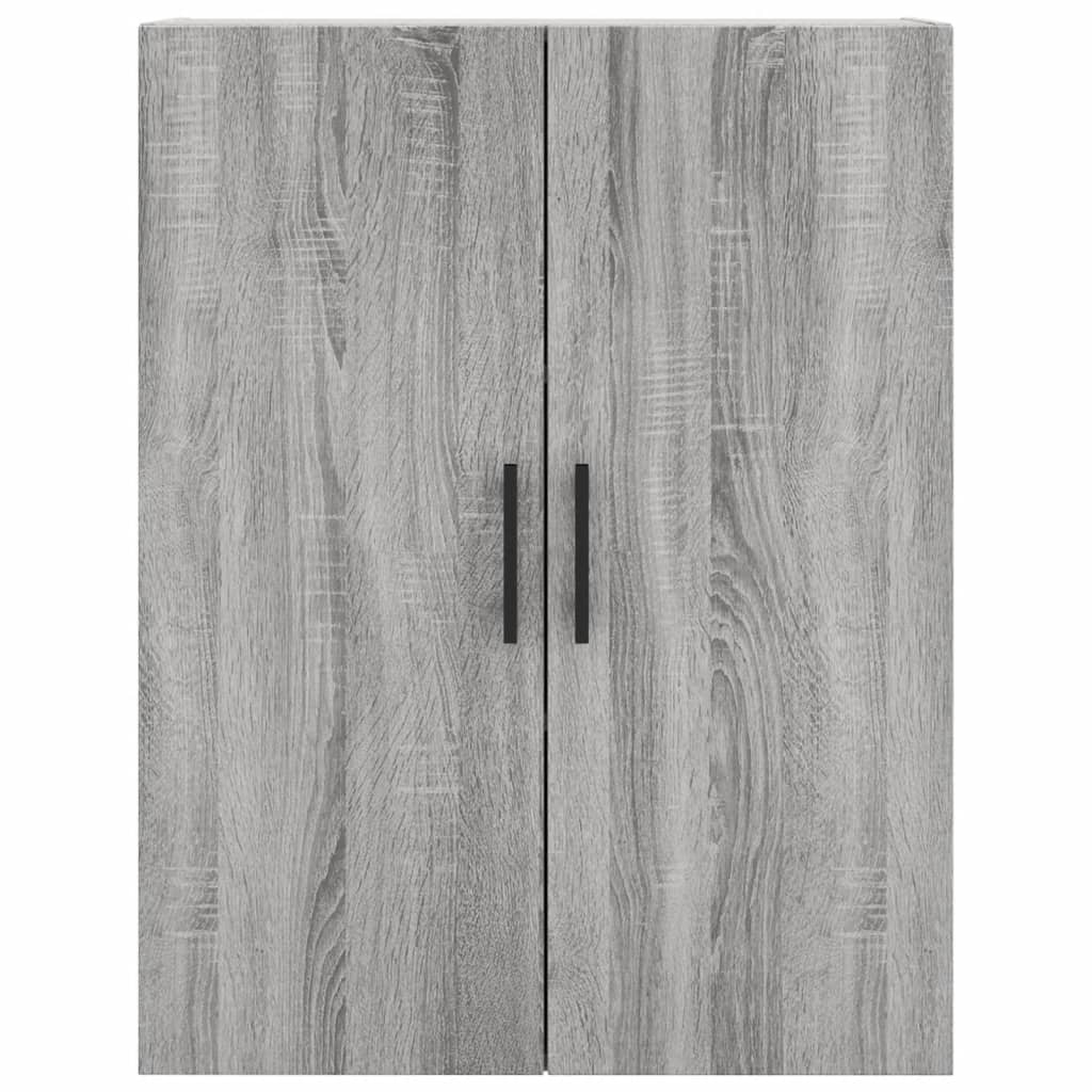 Tall cabinet, sonoma gray, 69.5x34x180 cm, composite wood