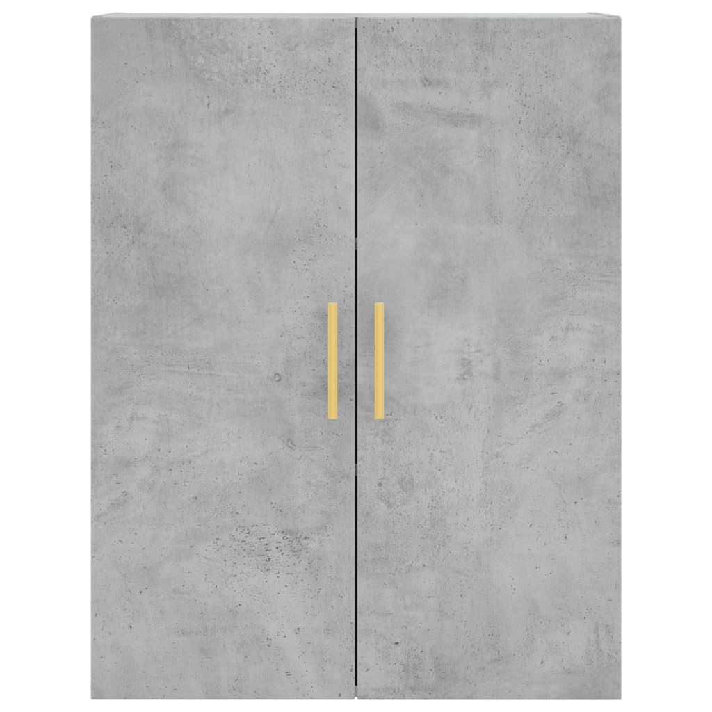 Tall cabinet, concrete gray, 69.5x34x180, composite wood