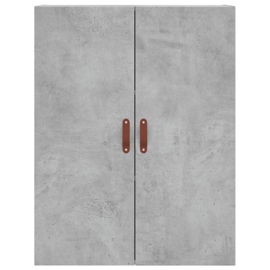 Tall cabinet, concrete gray, 69.5x34x180, composite wood