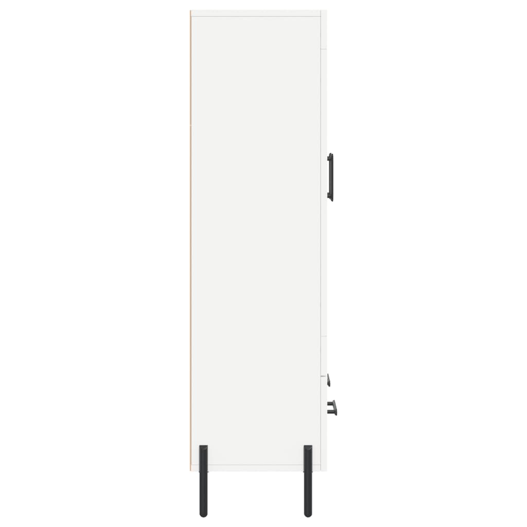 Tall cabinet, white, 69.5x31x115 cm, processed wood