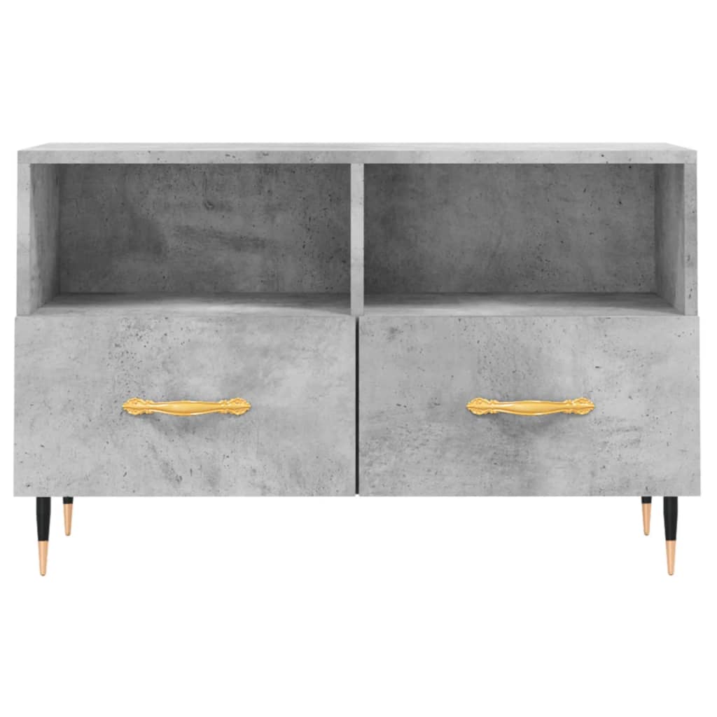 TV cabinet, concrete grey, 80x36x50 cm, composite wood