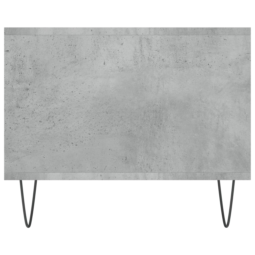 Coffee table, concrete grey, 102x50x40 cm, processed wood