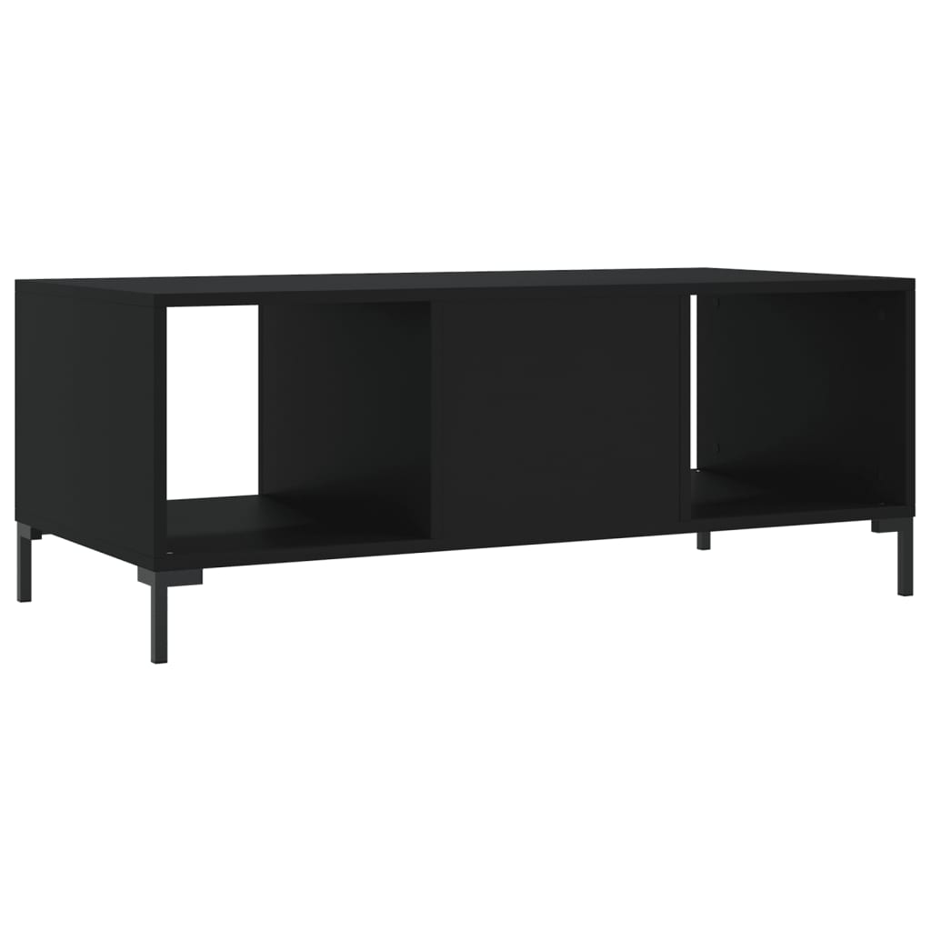 Coffee table, black, 102x50x40 cm, composite wood