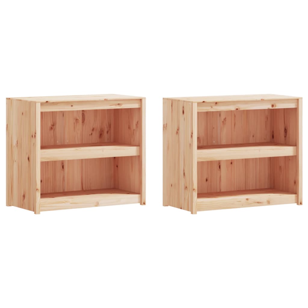 Outdoor kitchen cabinets, 3 pcs., solid pine wood