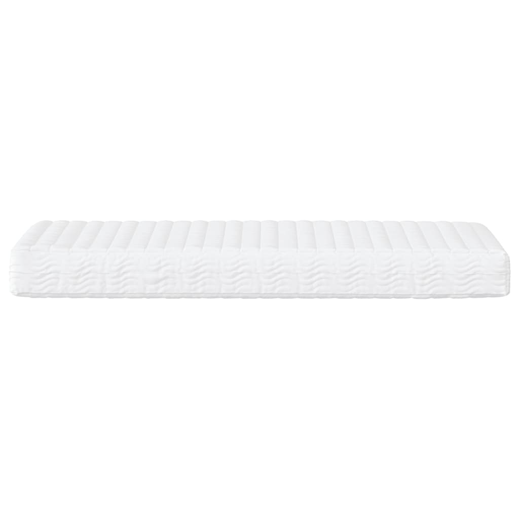 Foam mattress, white, 80x200 cm, hardness H2 H3