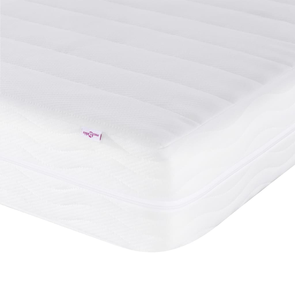 Foam mattress, white, 80x200 cm, hardness H2 H3