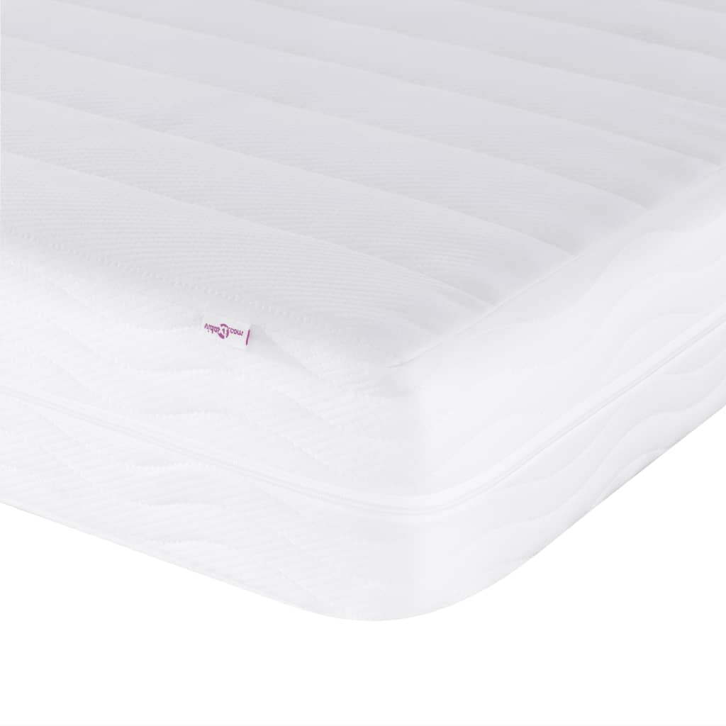 Foam mattress, white, 90x200 cm, hardness H2 H3