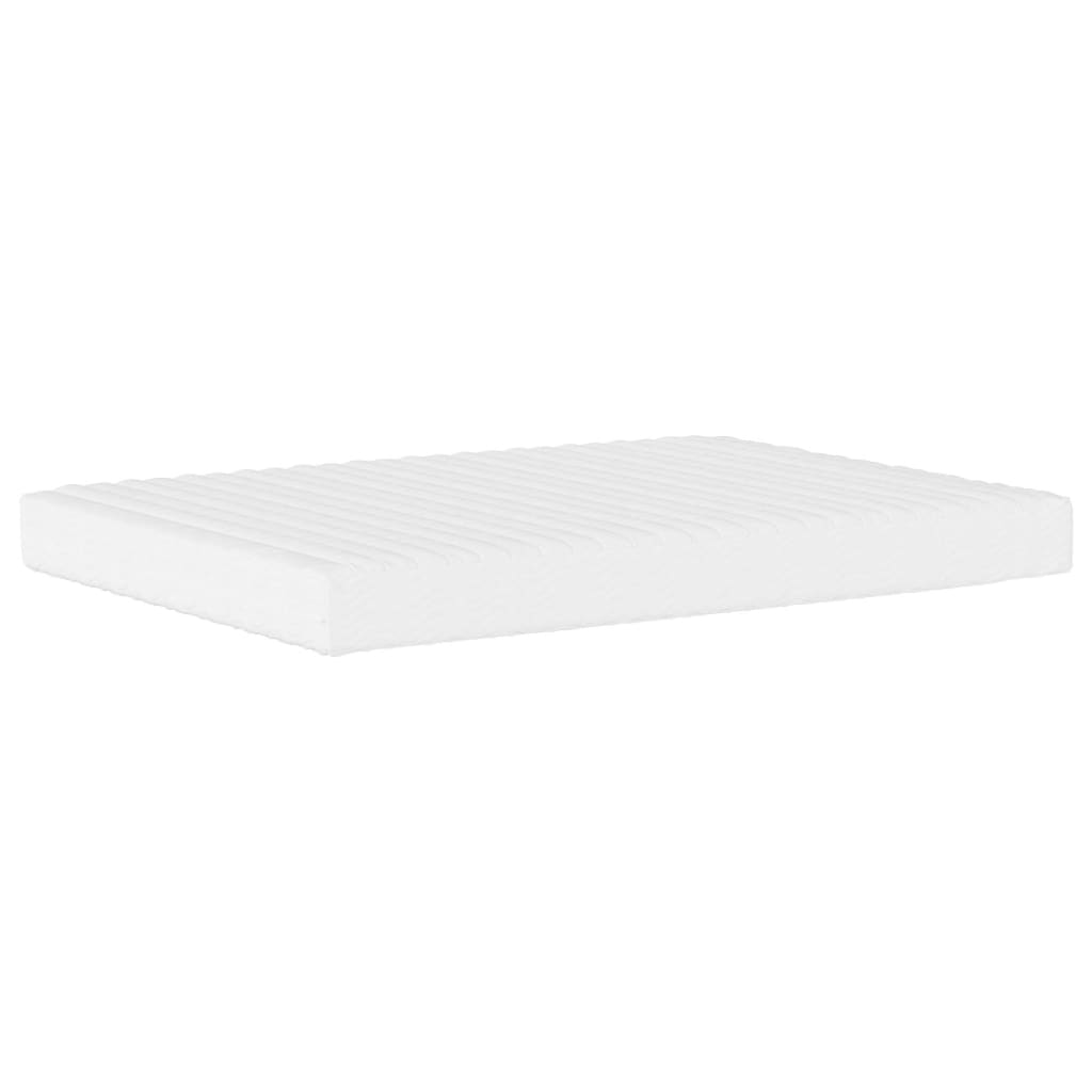 Foam mattress, white, 120x200 cm, hardness H2 H3