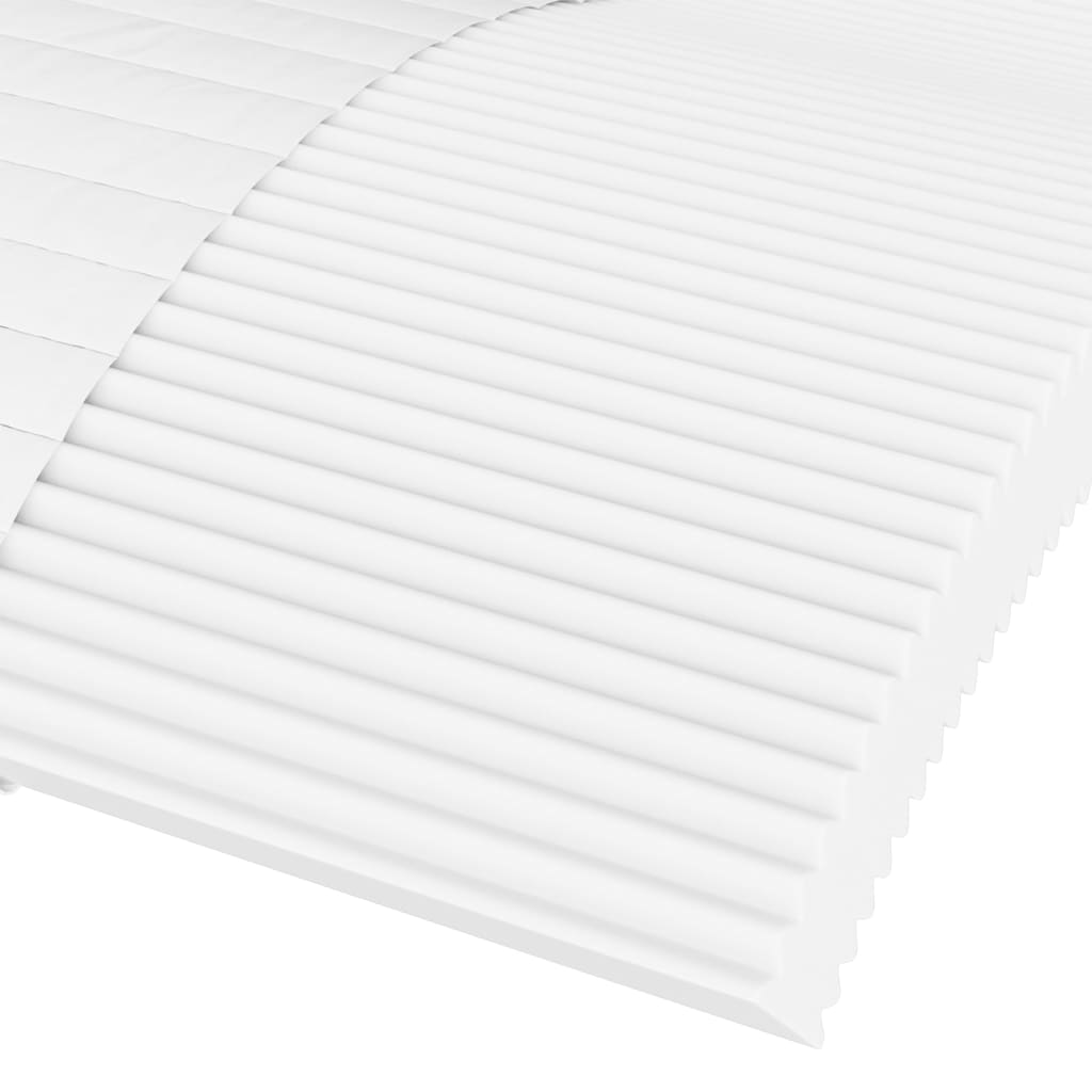 Foam mattress, white, 120x200 cm, hardness H2 H3