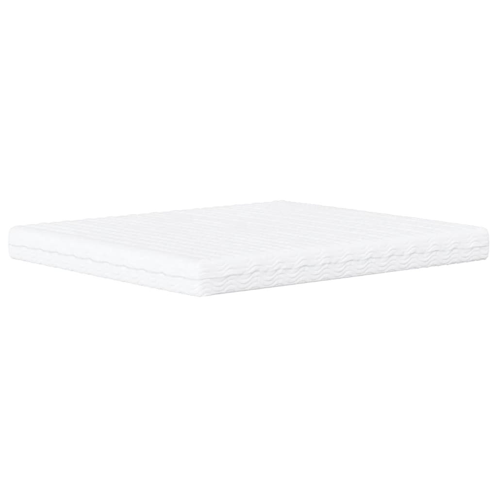 Foam mattress, white, 160x200 cm, hardness H2 H3