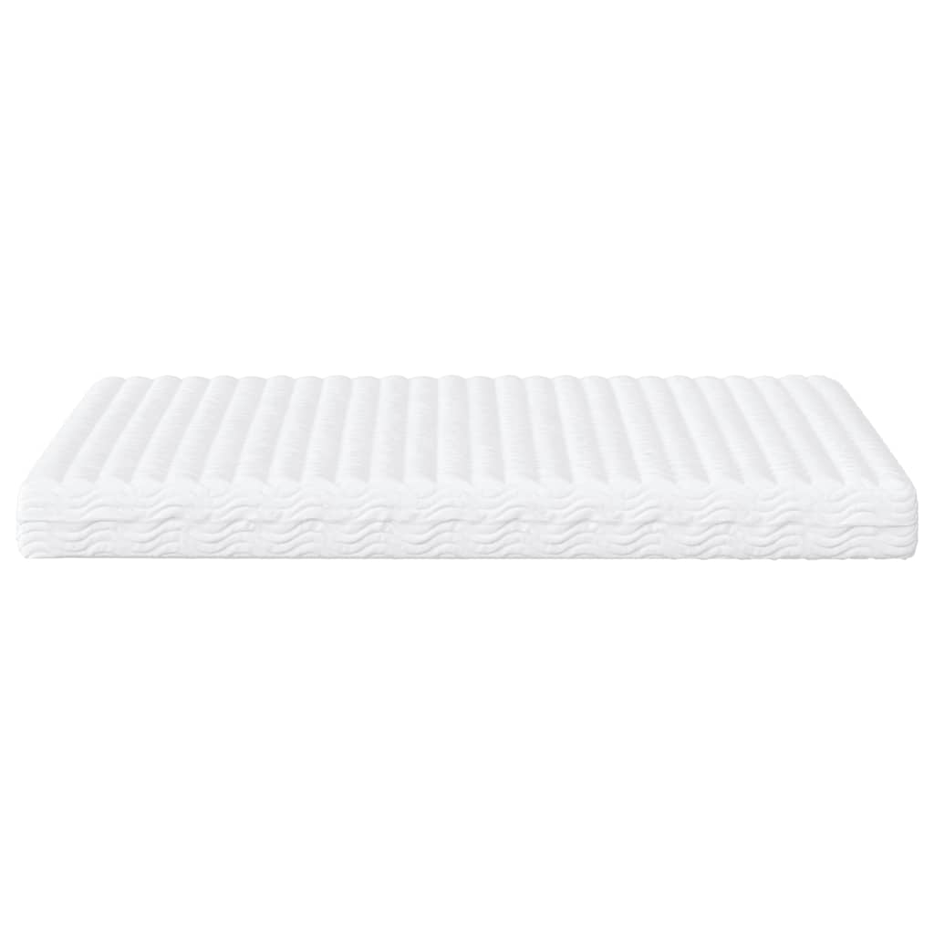 Foam mattress, white, 160x200 cm, hardness H2 H3