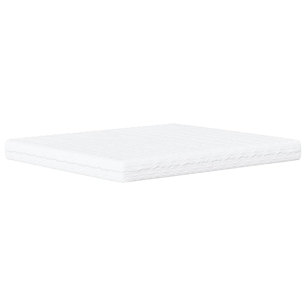 Foam mattress, white, 180x200 cm, hardness H2 H3