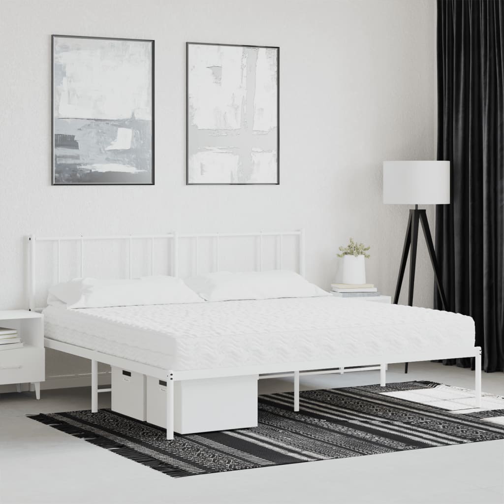 Foam mattress, white, 200x200 cm, hardness H2 H3