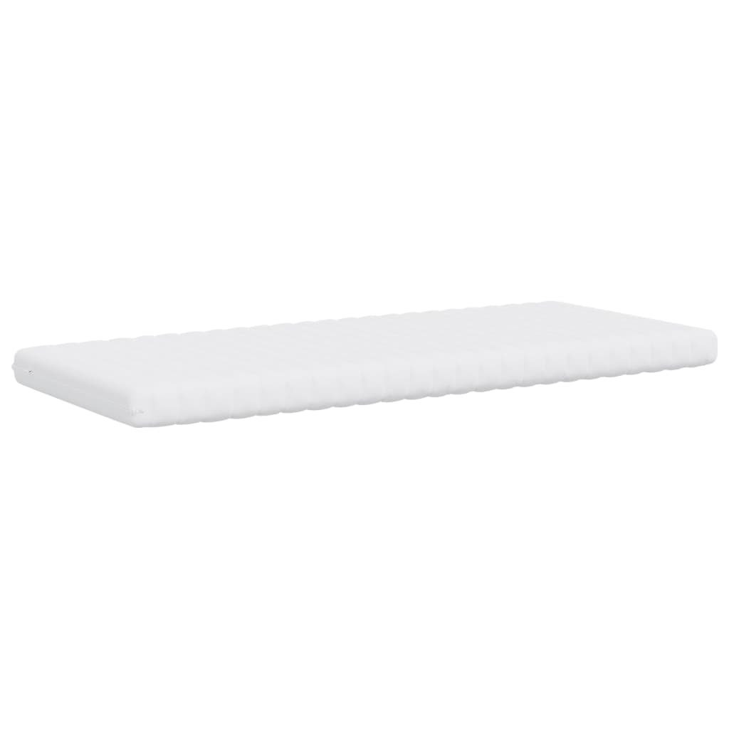 Foam mattress, white, 80x200 cm, 7-zone hardness 20 ILD