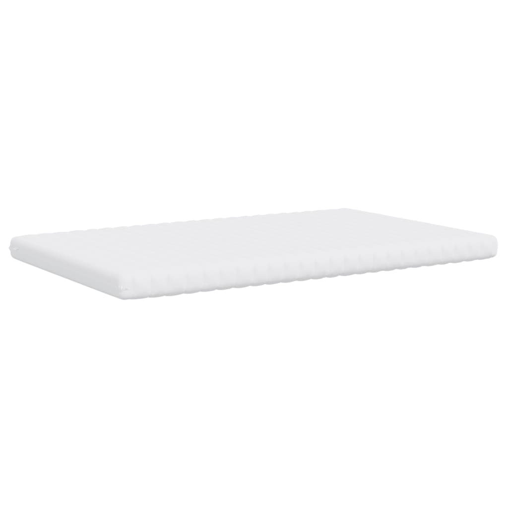 Foam mattress, white, 120x200 cm, 7-zone hardness 20 ILD