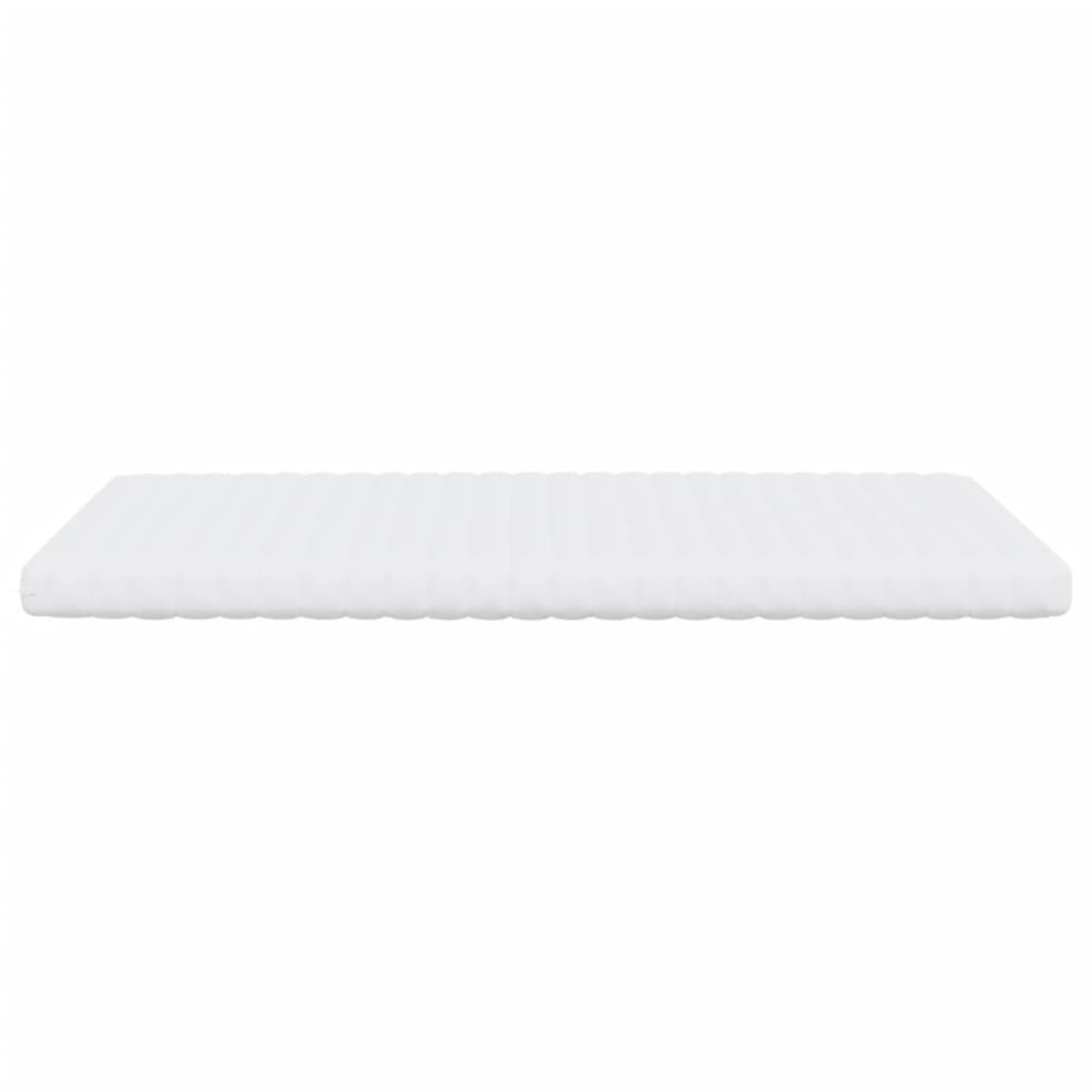 Foam mattress, white, 140x190 cm, 7 zones, hardness 20 ILD