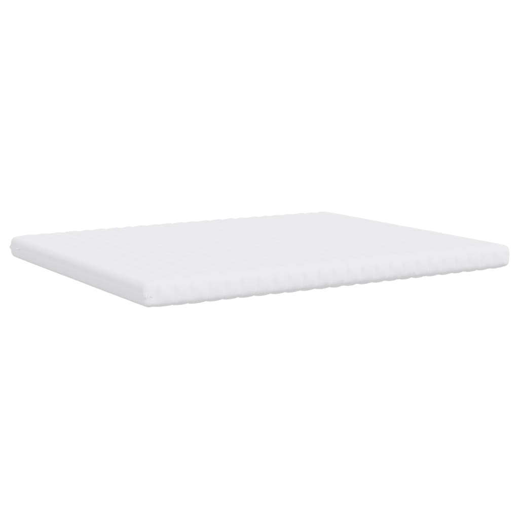 Foam mattress, white, 160x200 cm, 7 zones, hardness 20 ILD