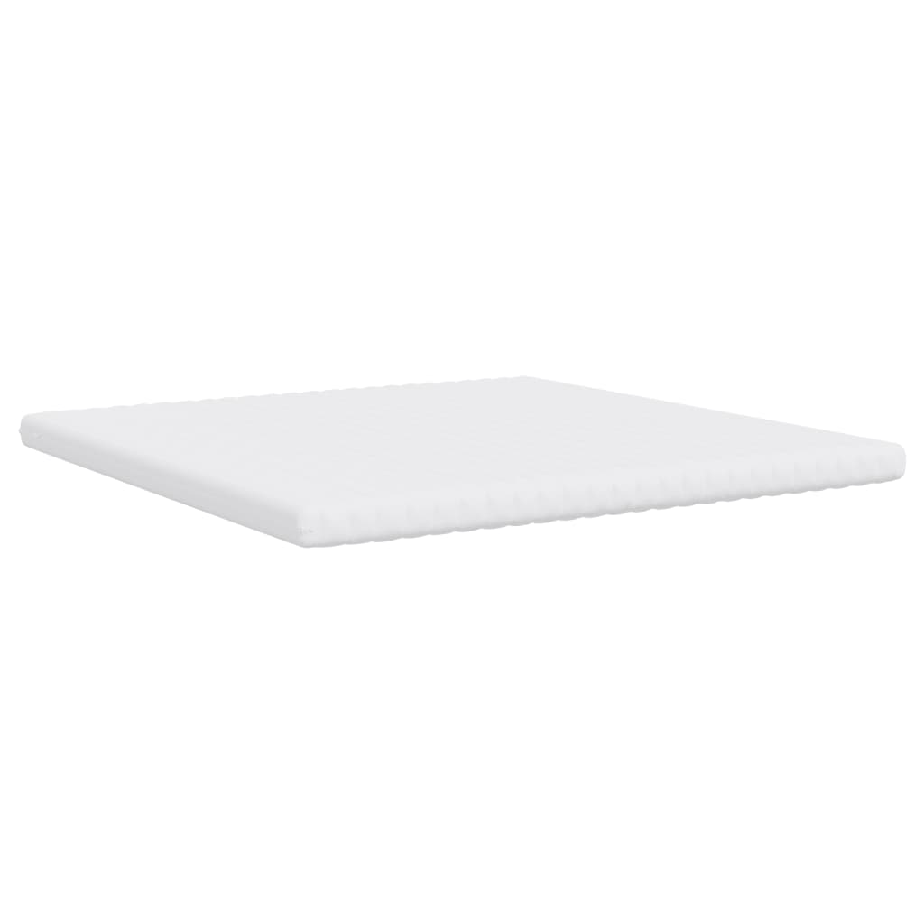 Foam mattress, white, 200x200 cm, 7 zones, hardness 20 ILD