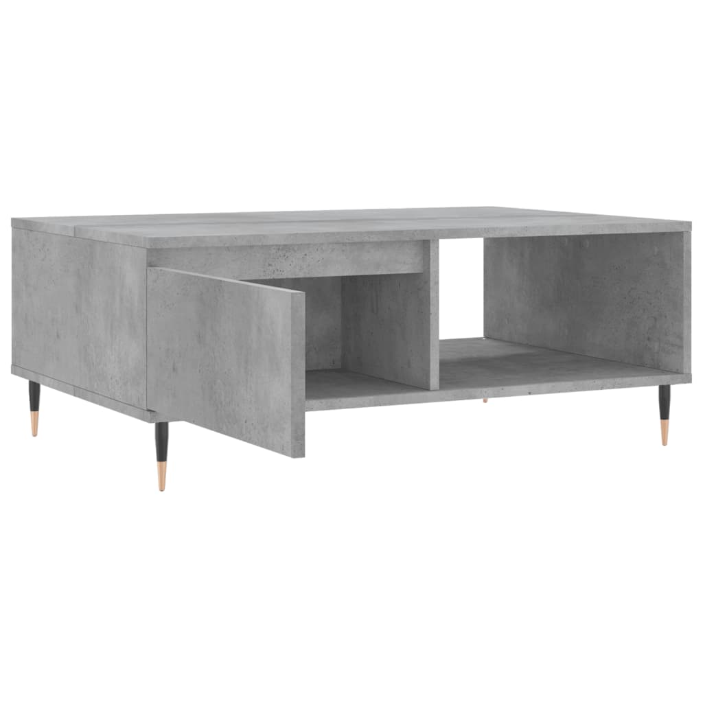 Coffee table, concrete grey, 90x60x35 cm, composite wood