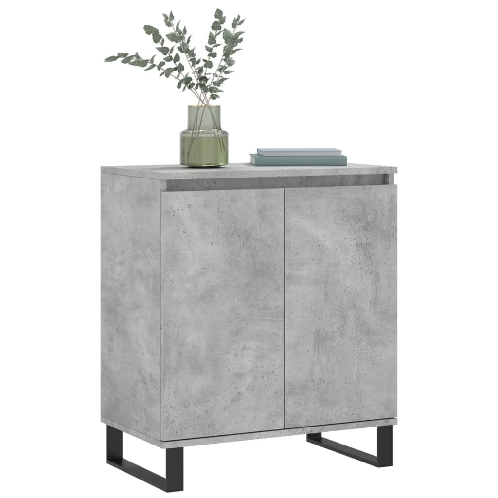 Sideboard, concrete grey, 60x35x70 cm, processed wood