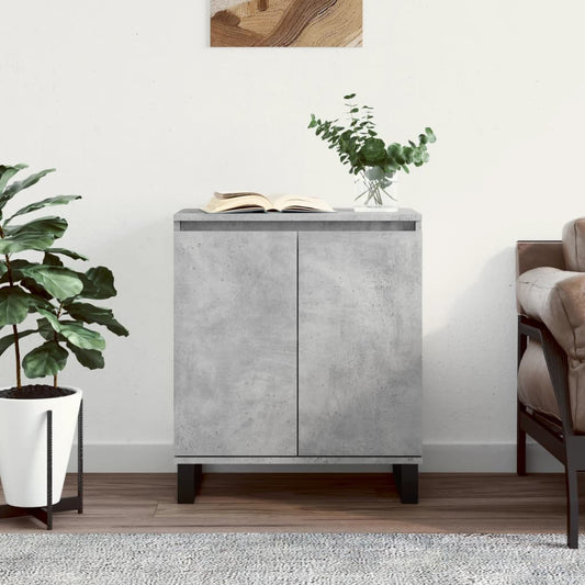 Sideboard, concrete grey, 60x35x70 cm, processed wood