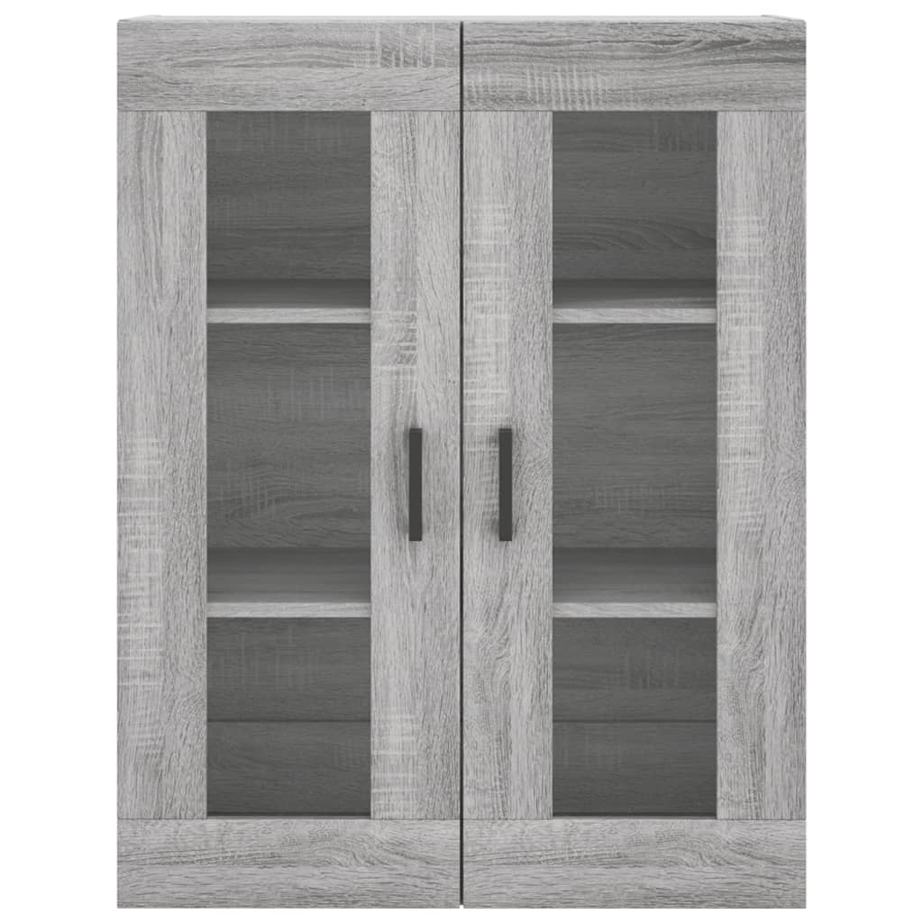 Wall-mounted cabinet, sonoma gray, 69.5x34x90 cm