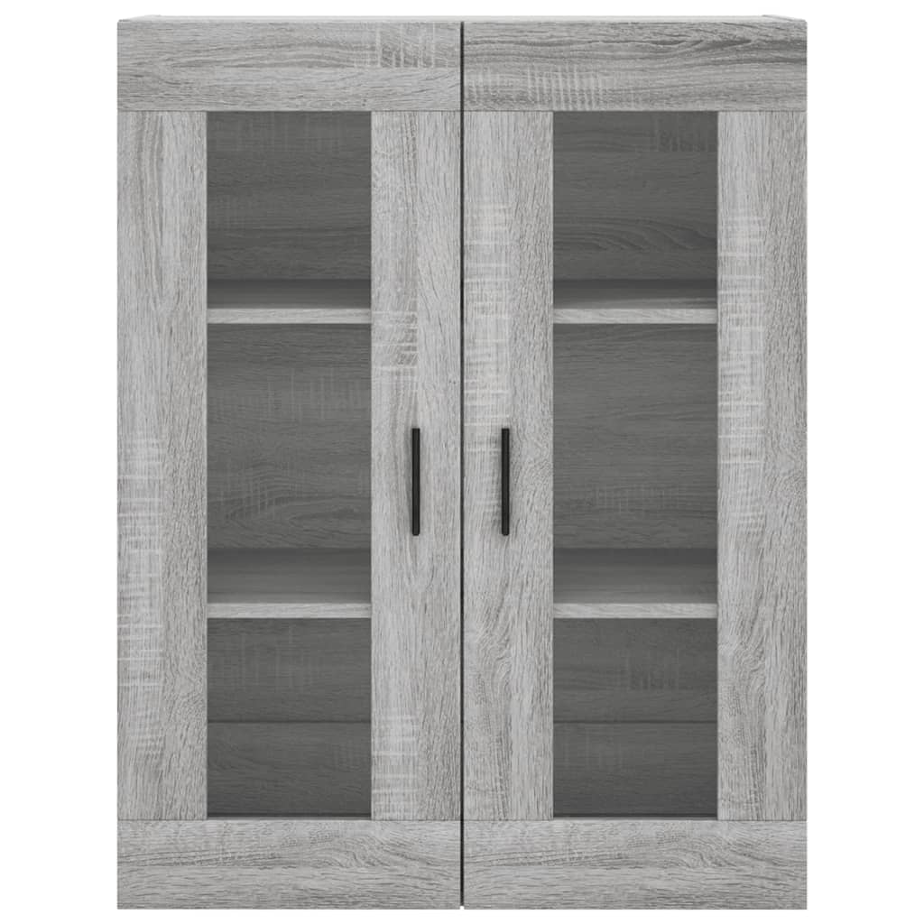 Wall-mounted cabinet, sonoma gray, 69.5x34x90 cm