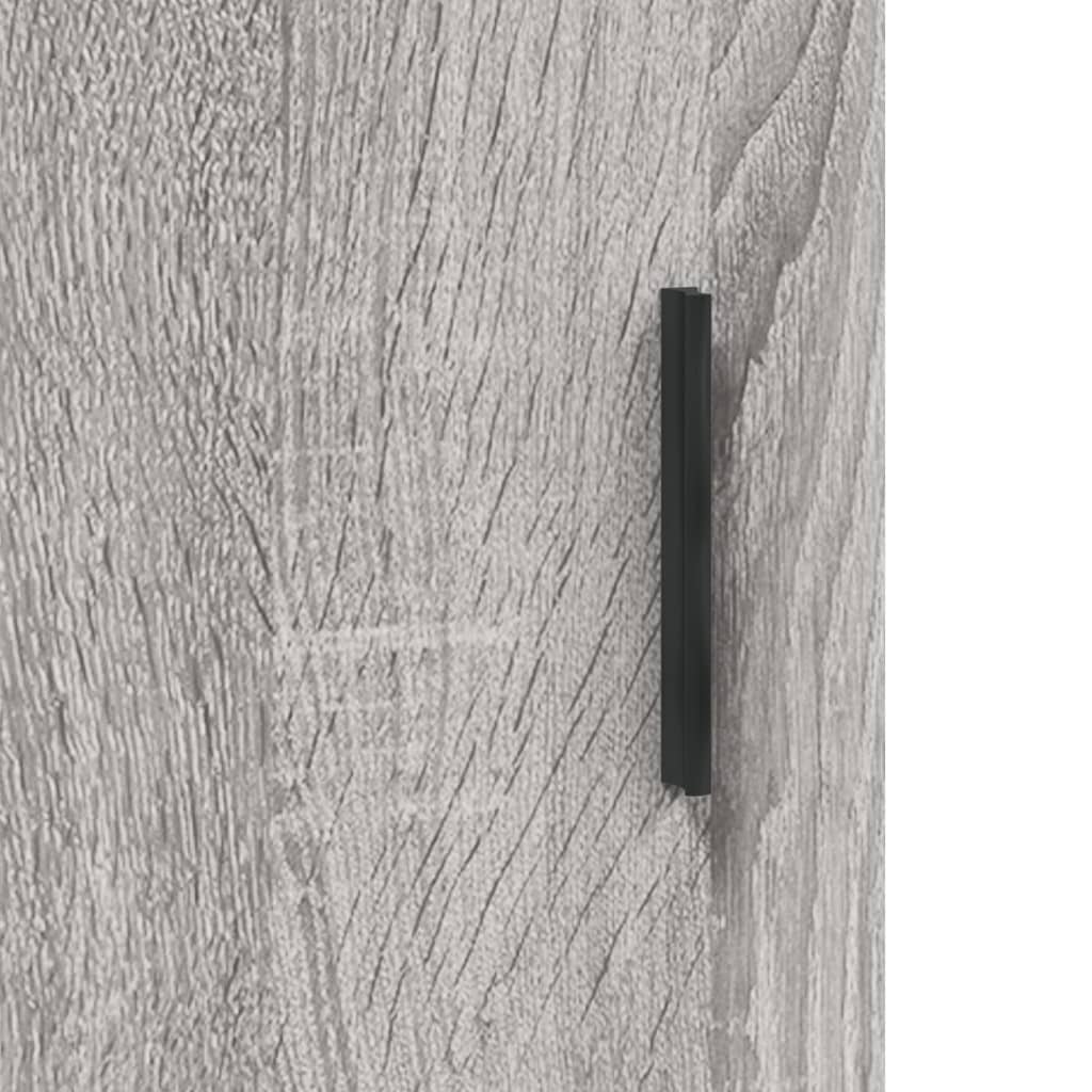 Wall-mounted cabinet, sonoma gray, 69.5x34x90 cm