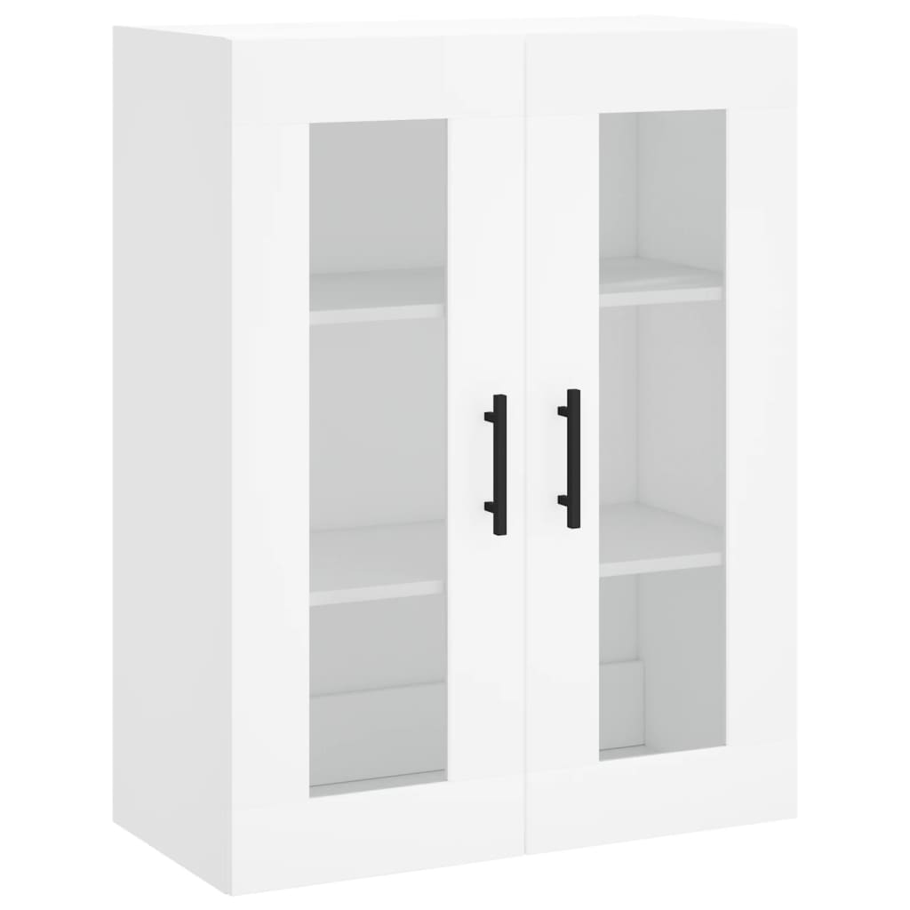 Wall-mounted cabinet, white, 69.5x34x90 cm