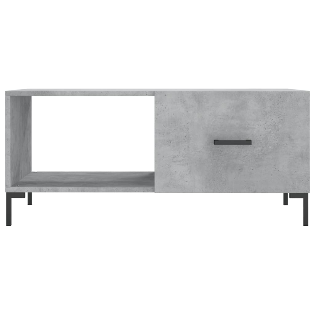 Coffee table, concrete grey, 90x50x40 cm, processed wood