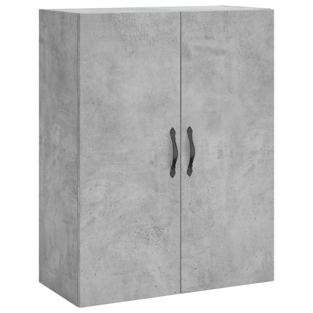 Tall cabinet, concrete gray, 69.5x34x180, composite wood