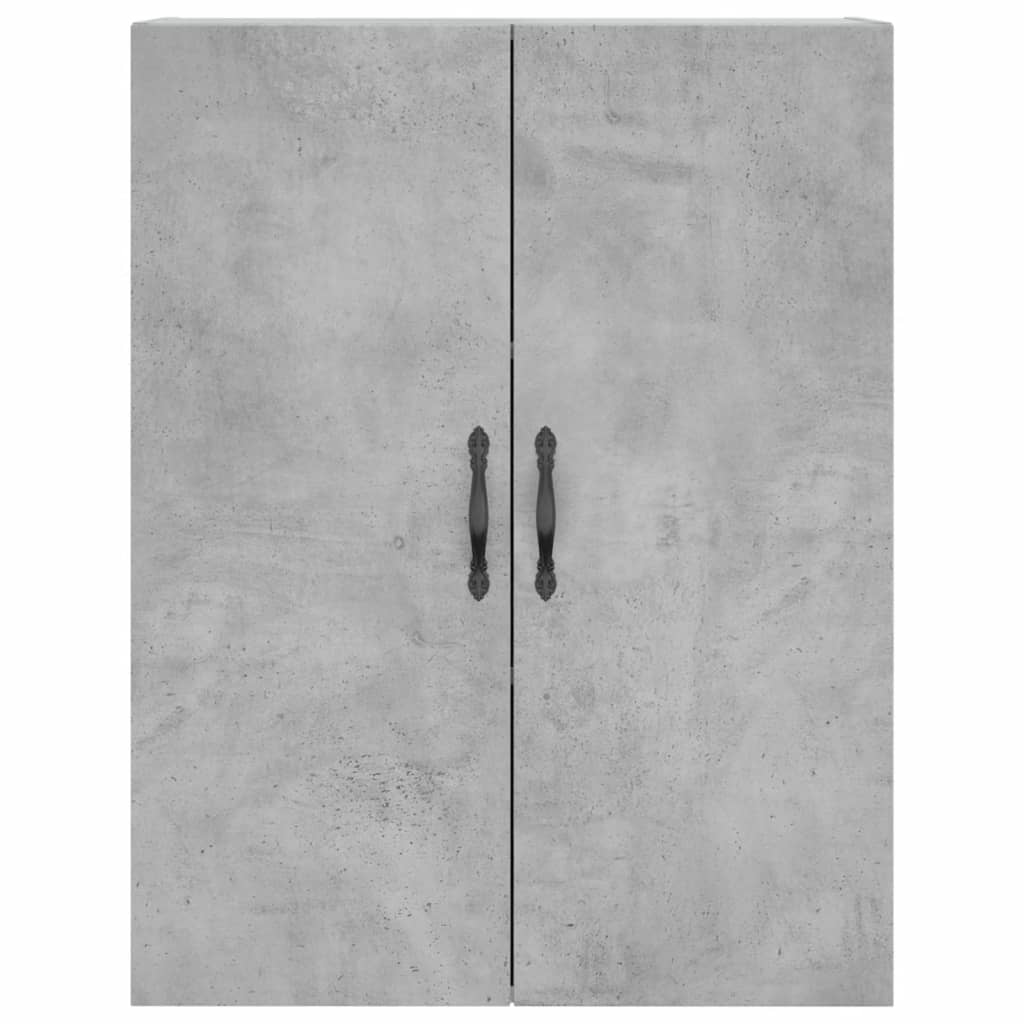 Tall cabinet, concrete gray, 69.5x34x180, composite wood