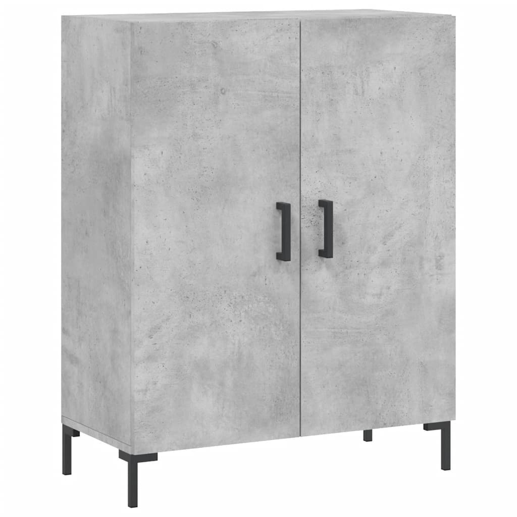 Tall cabinet, concrete gray, 69.5x34x180, composite wood