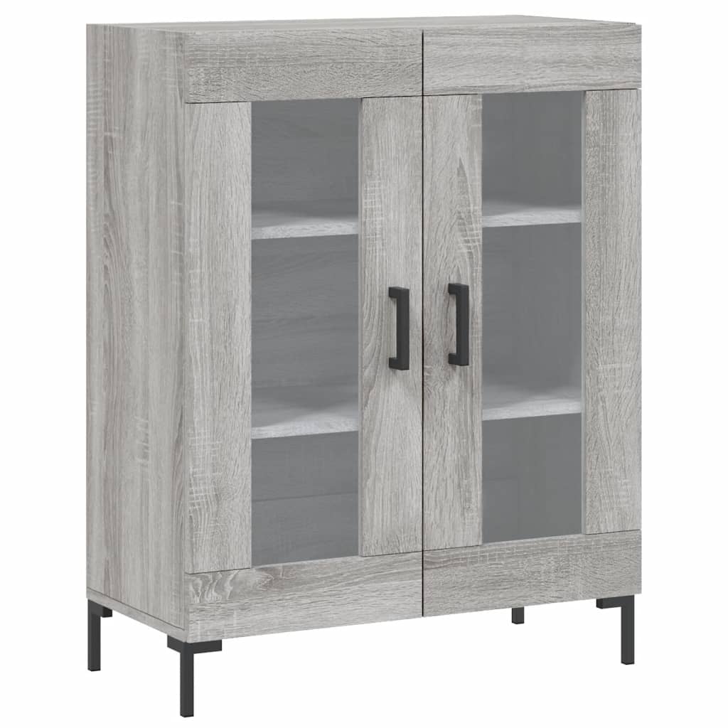 Tall cabinet, sonoma gray, 69.5x34x180 cm, composite wood