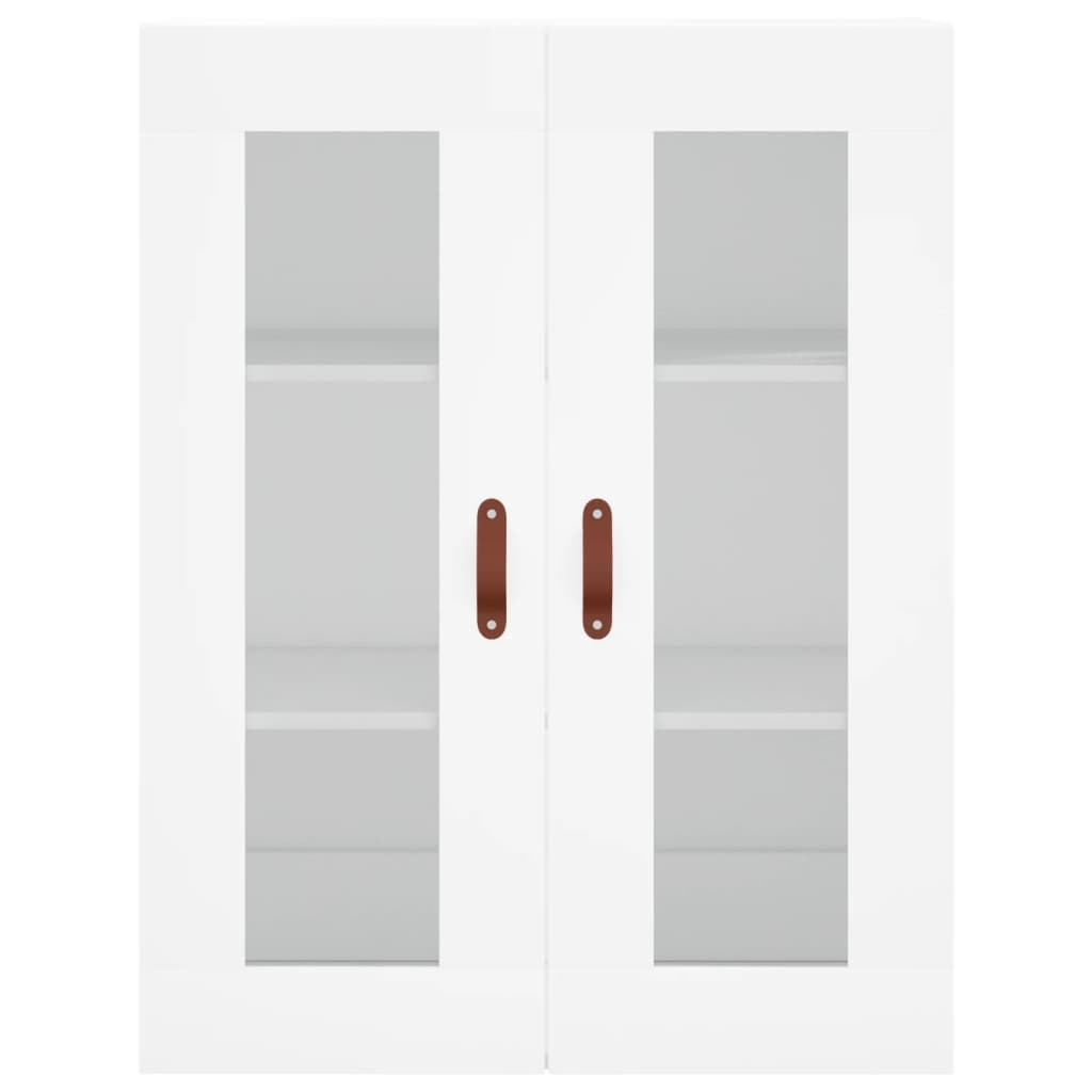 Tall cabinet, white, 69.5x34x180 cm, composite wood