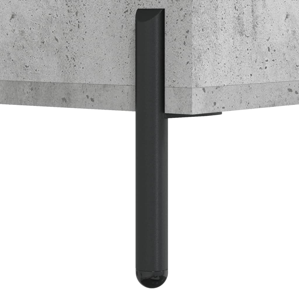 Tall cabinet, concrete gray, 69.5x34x180, composite wood