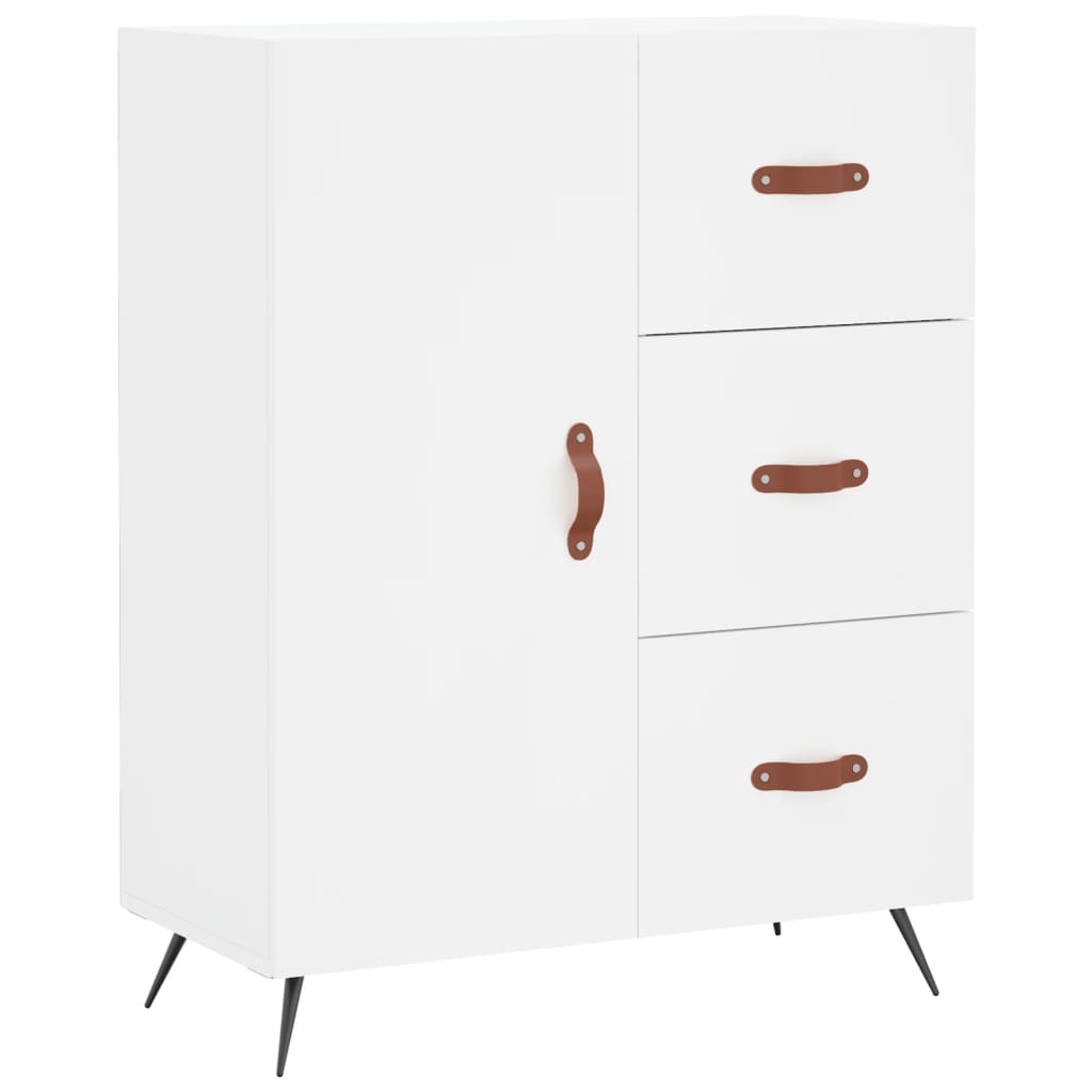 Tall cabinet, white, 69.5x34x180 cm, composite wood