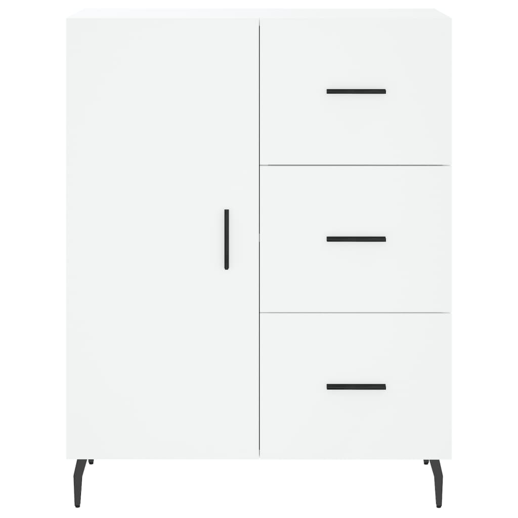 Tall cabinet, white, 69.5x34x180 cm, composite wood