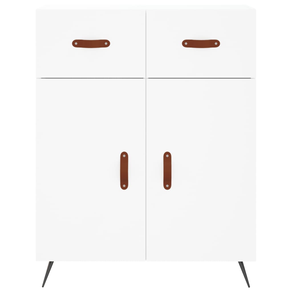 Tall cabinet, white, 69.5x34x180 cm, composite wood