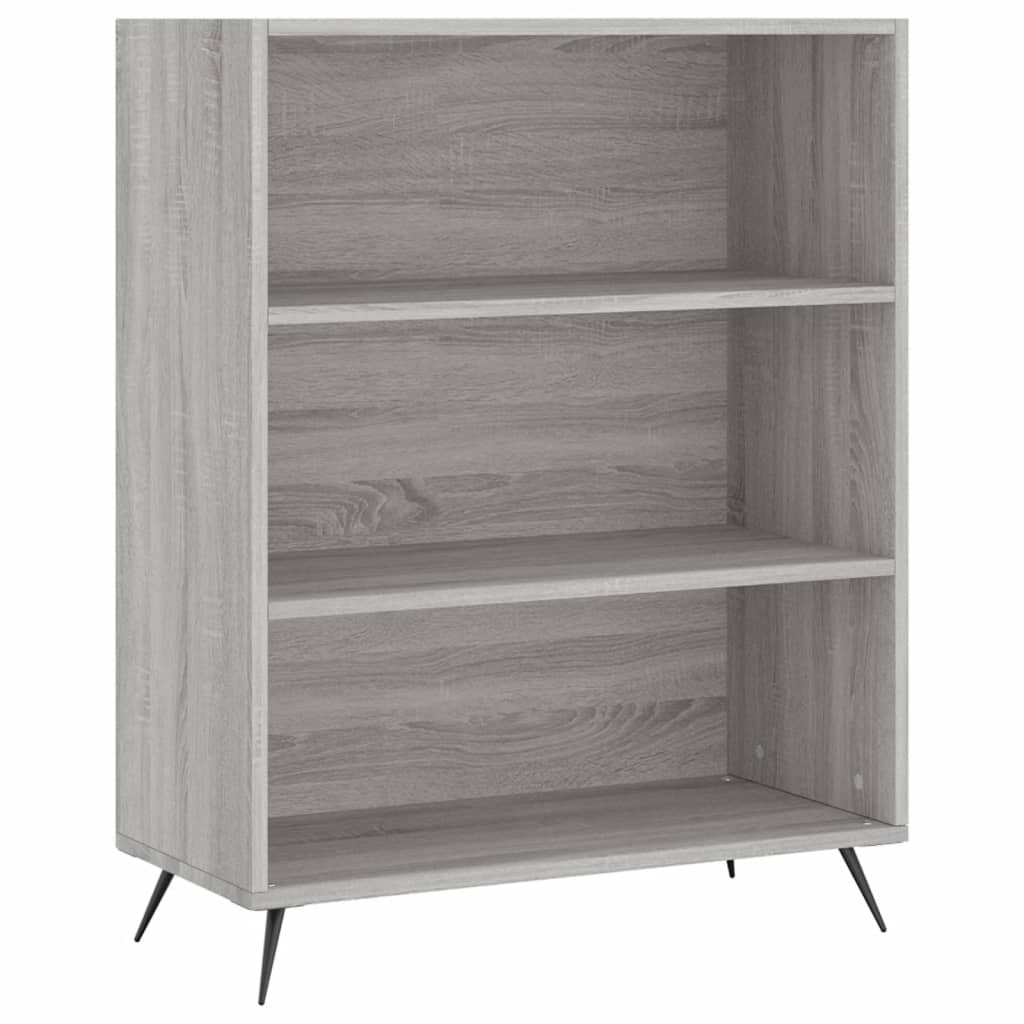 Tall cabinet, sonoma gray, 69.5x34x180 cm, composite wood