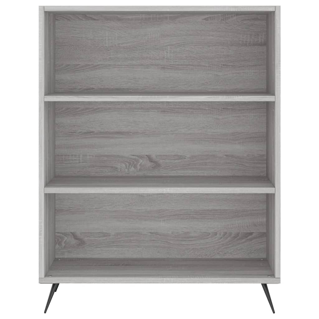 Tall cabinet, sonoma gray, 69.5x34x180 cm, composite wood