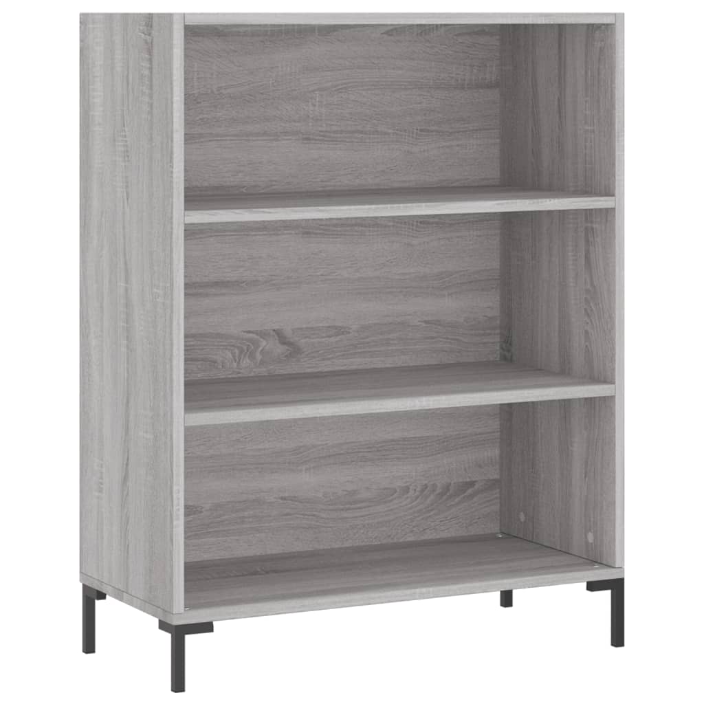 Tall cabinet, sonoma gray, 69.5x34x180 cm, composite wood