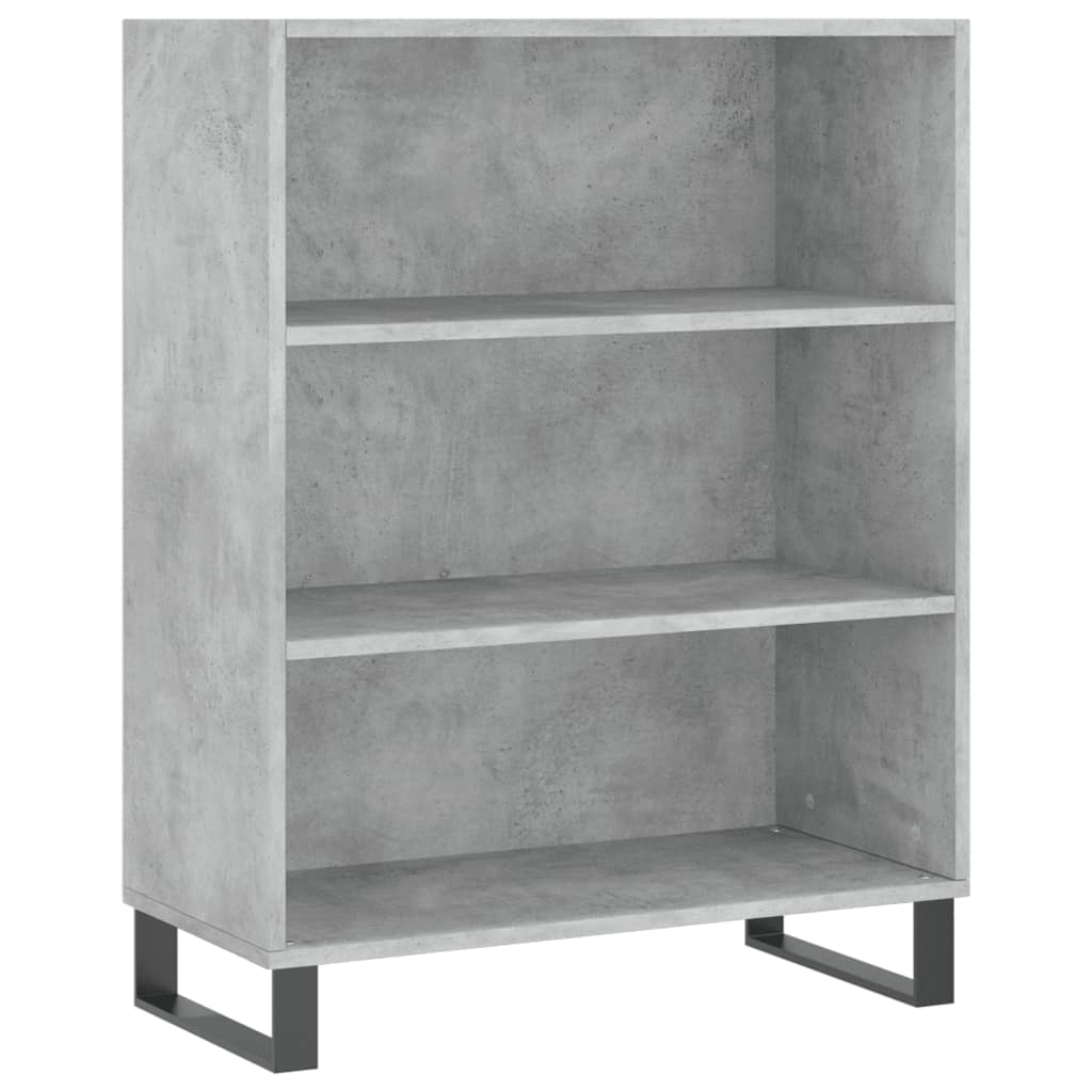 Tall cabinet, concrete gray, 69.5x34x180, composite wood