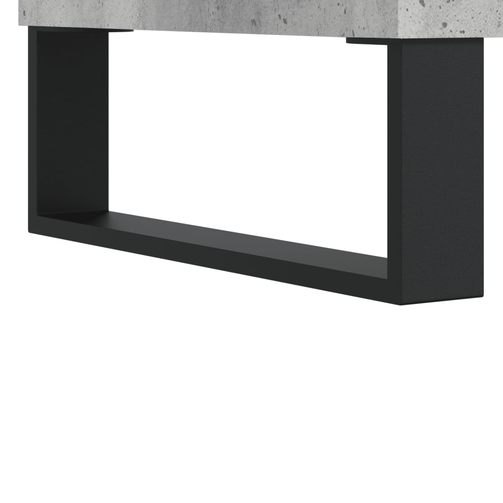 Tall cabinet, concrete gray, 69.5x34x180, composite wood