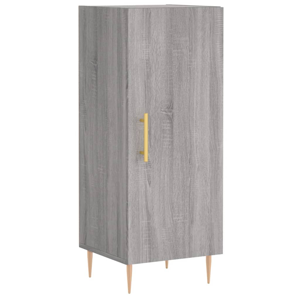 Tall cabinet, sonoma grey, 34.5x34x180 cm, engineered wood