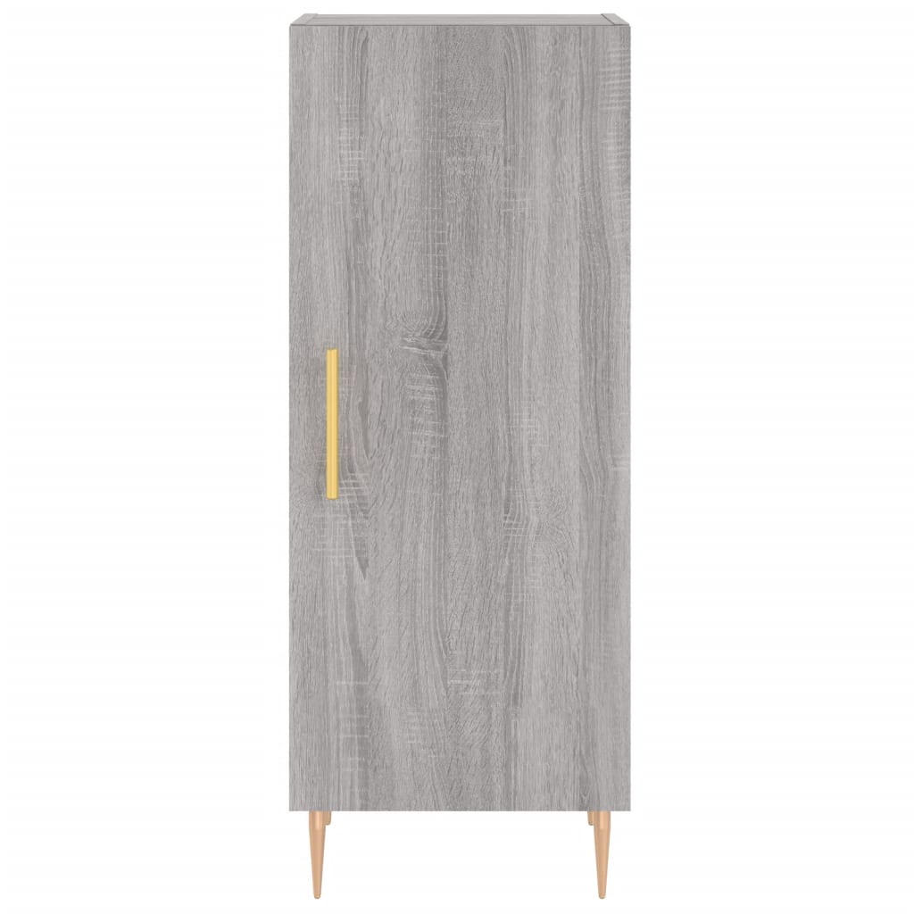 Tall cabinet, sonoma grey, 34.5x34x180 cm, engineered wood